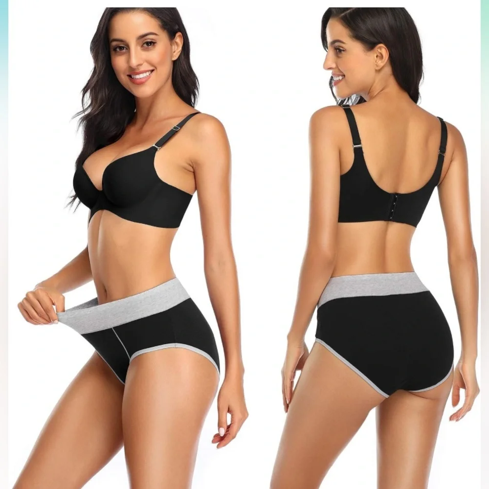 New 6 pack SheSsexy Womens Underwear, Cotton Ladies Underwear Hipster Briefs - Picture 7 of 12